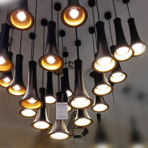 Modern Mini Black Aluminium LED Suspension Hanging Pendant Lamp Lights Lighting for Restaurant